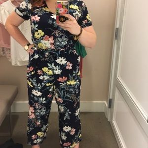 Loft Floral jumpsuit